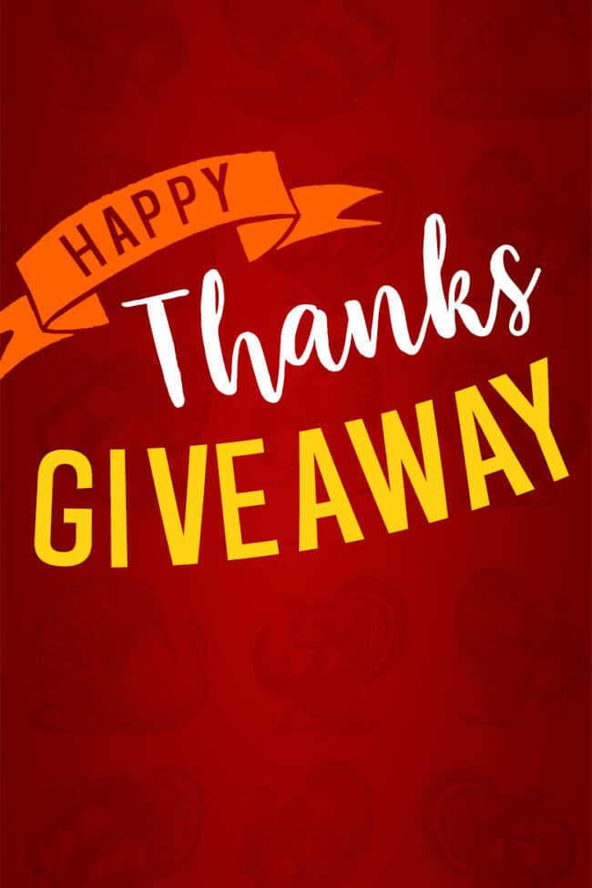 Happy Thanks Giveaway Quarter Ad